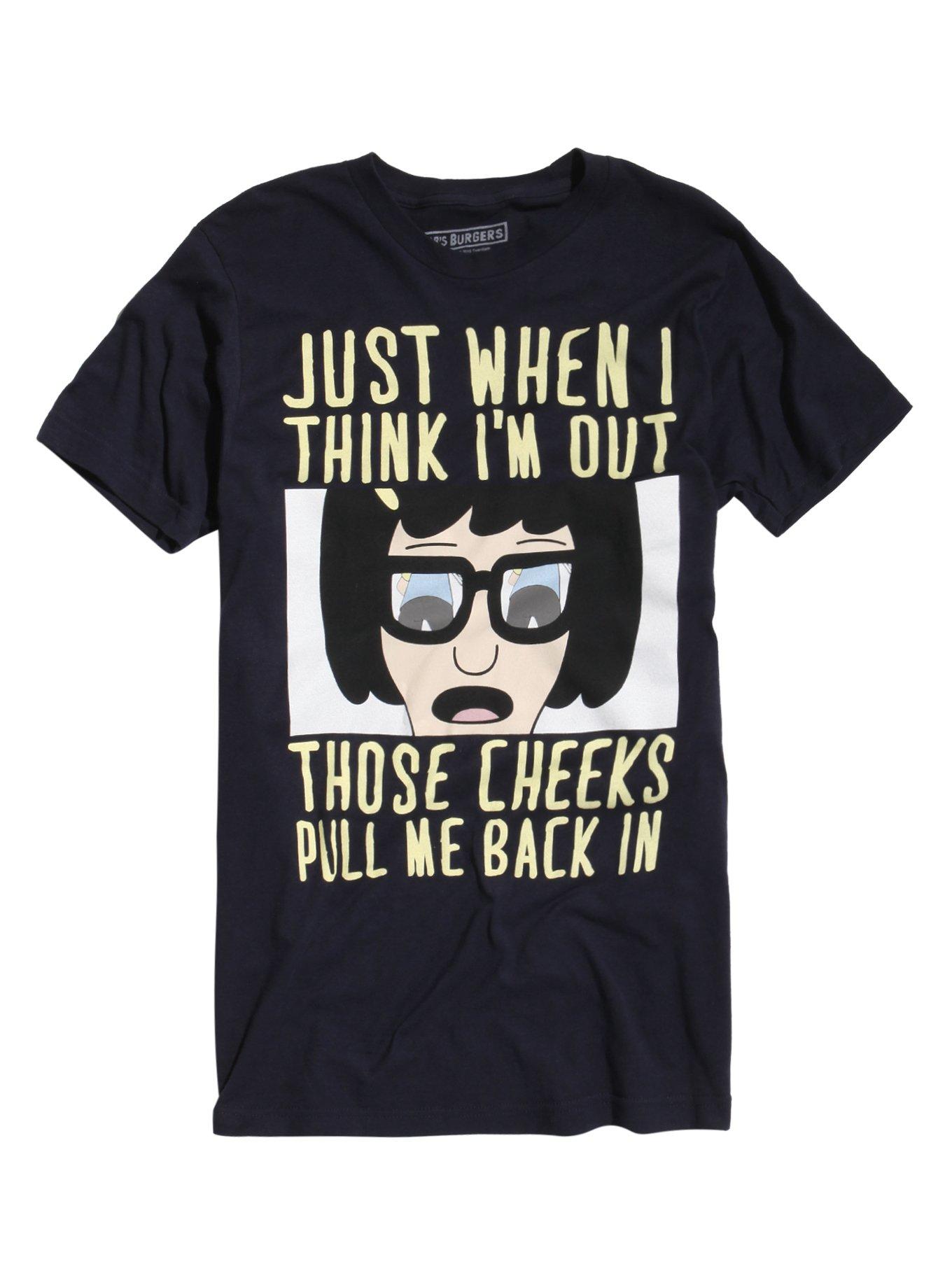 Bob's Burgers Tina Belcher Glasses T-Shirt, BLACK, hi-res