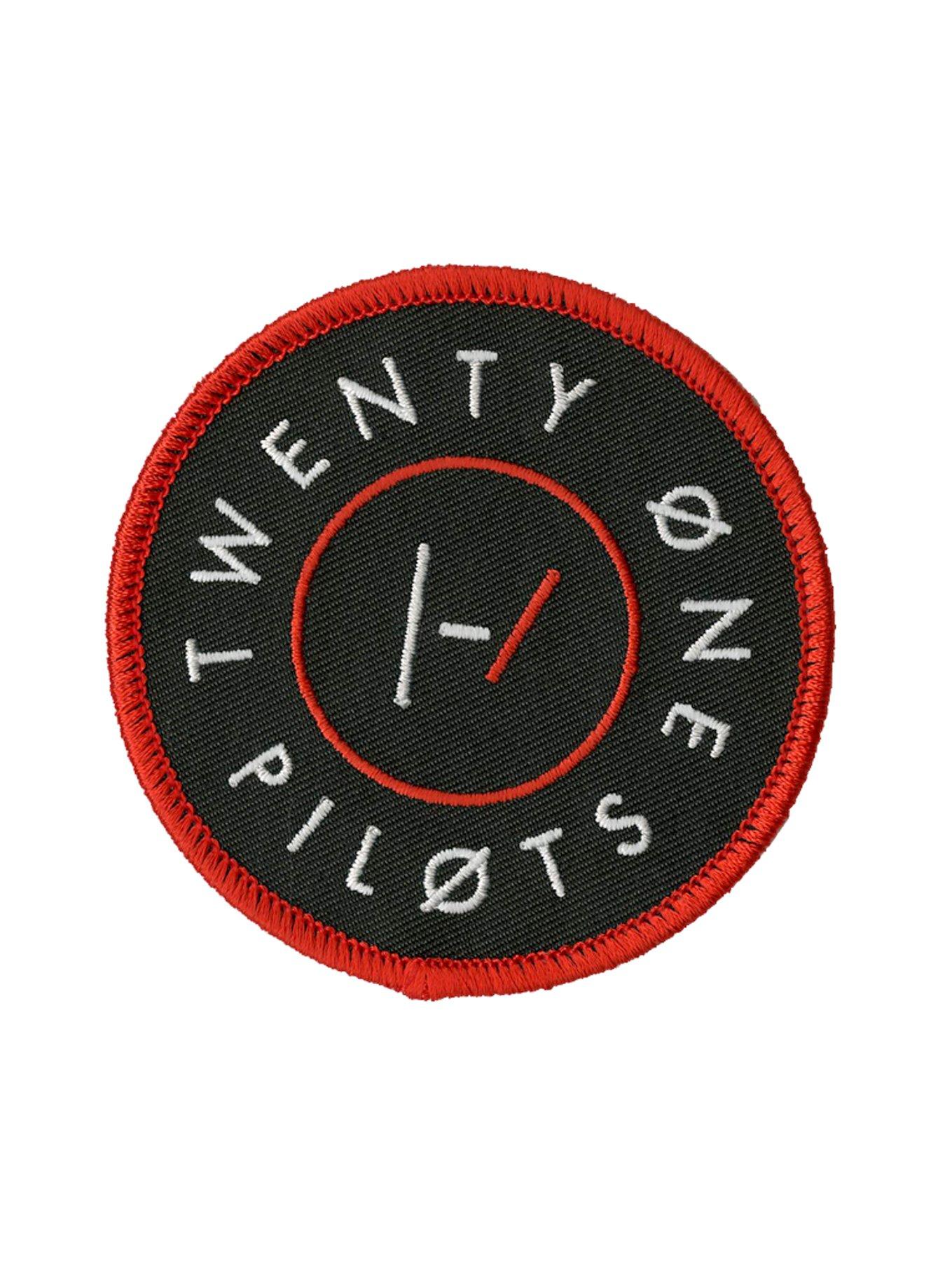 Twenty One Pilots Circle Logo Iron-On Patch, , hi-res