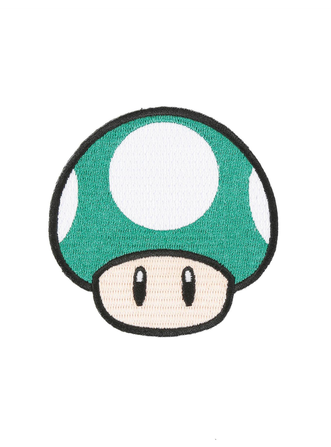 1 Up Mushroom, Mario Iron On Patch