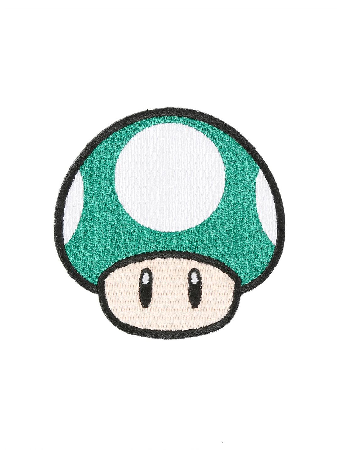 Super Mario 1-Up Mushroom Iron-On Patch, , hi-res