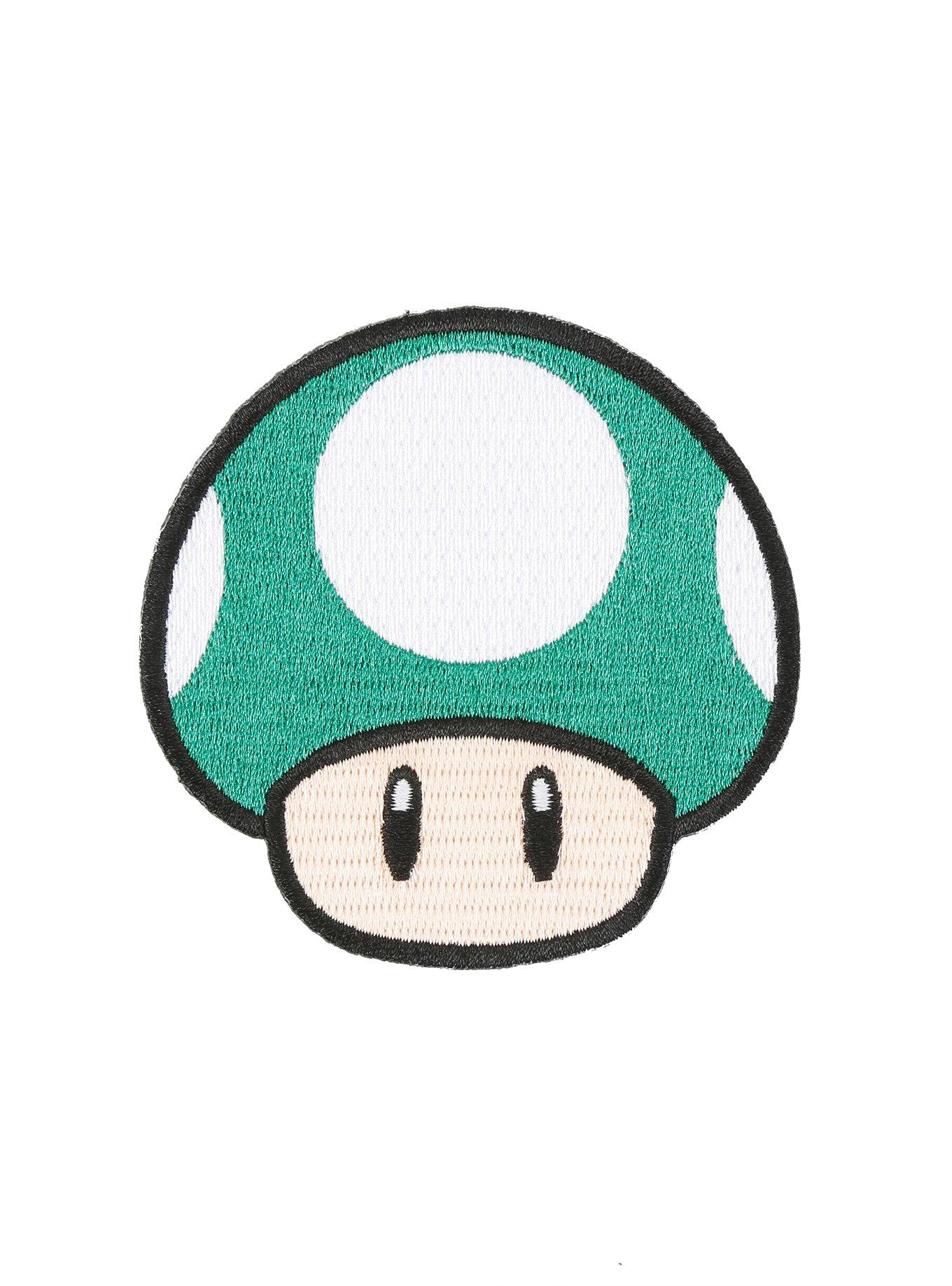 Super Mario 1-Up Mushroom Iron-On Patch, , hi-res