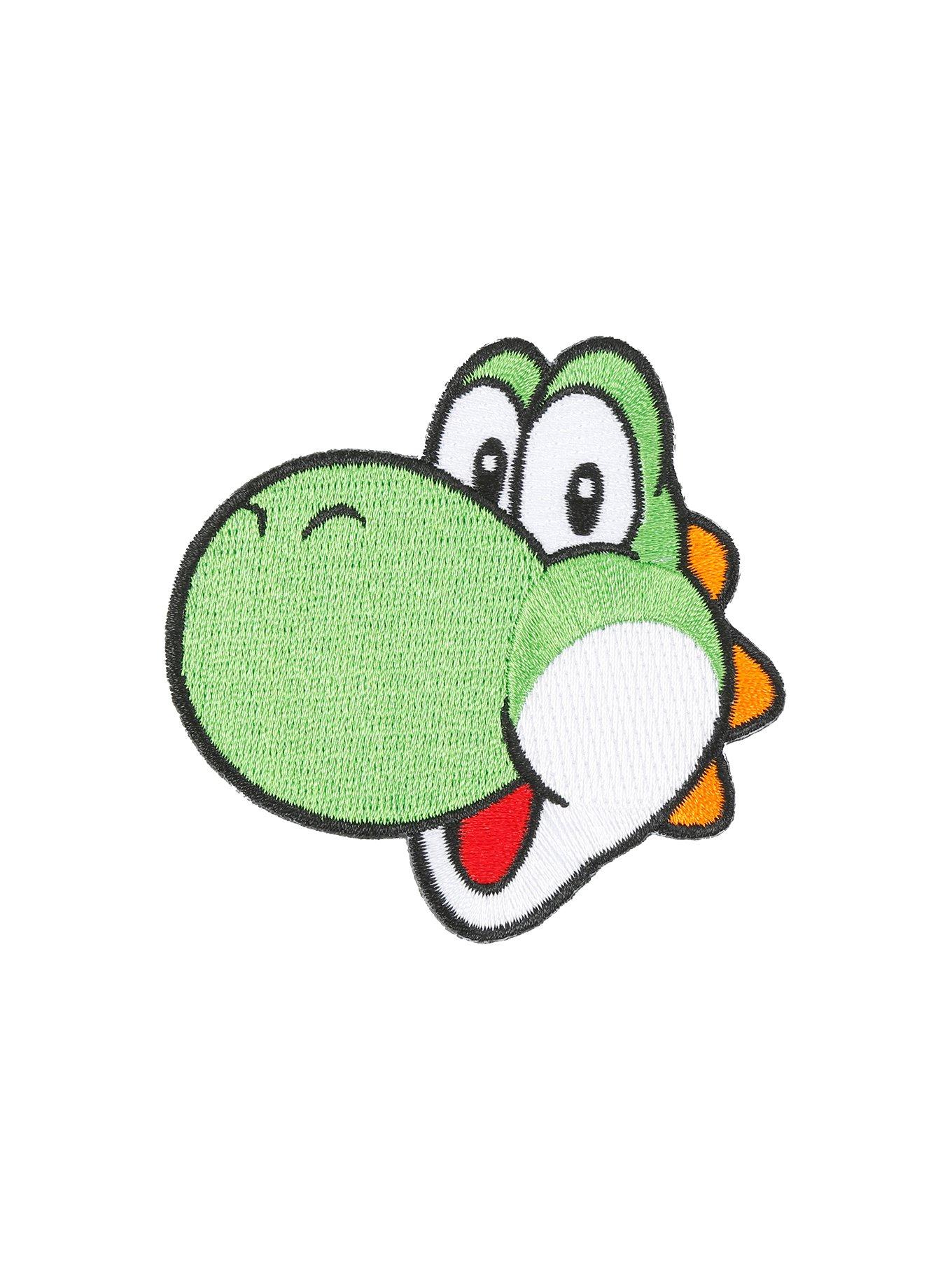 Super Mario Yoshi Head Iron-On Patch, , hi-res