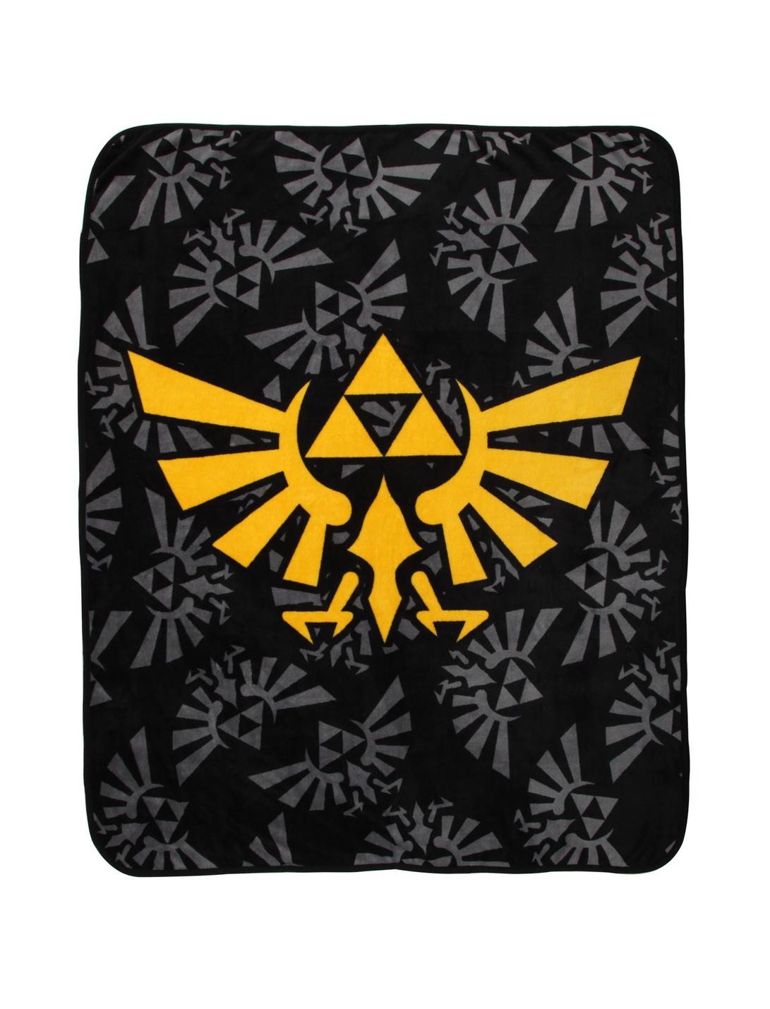 The Legend Of Zelda Logo Throw Blanket, , hi-res