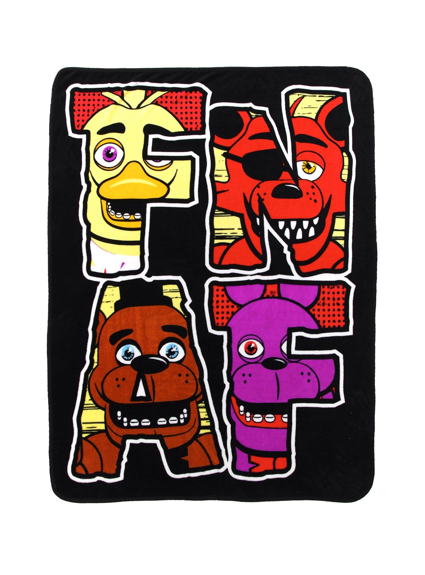 5 nights at freddy's blanket sale