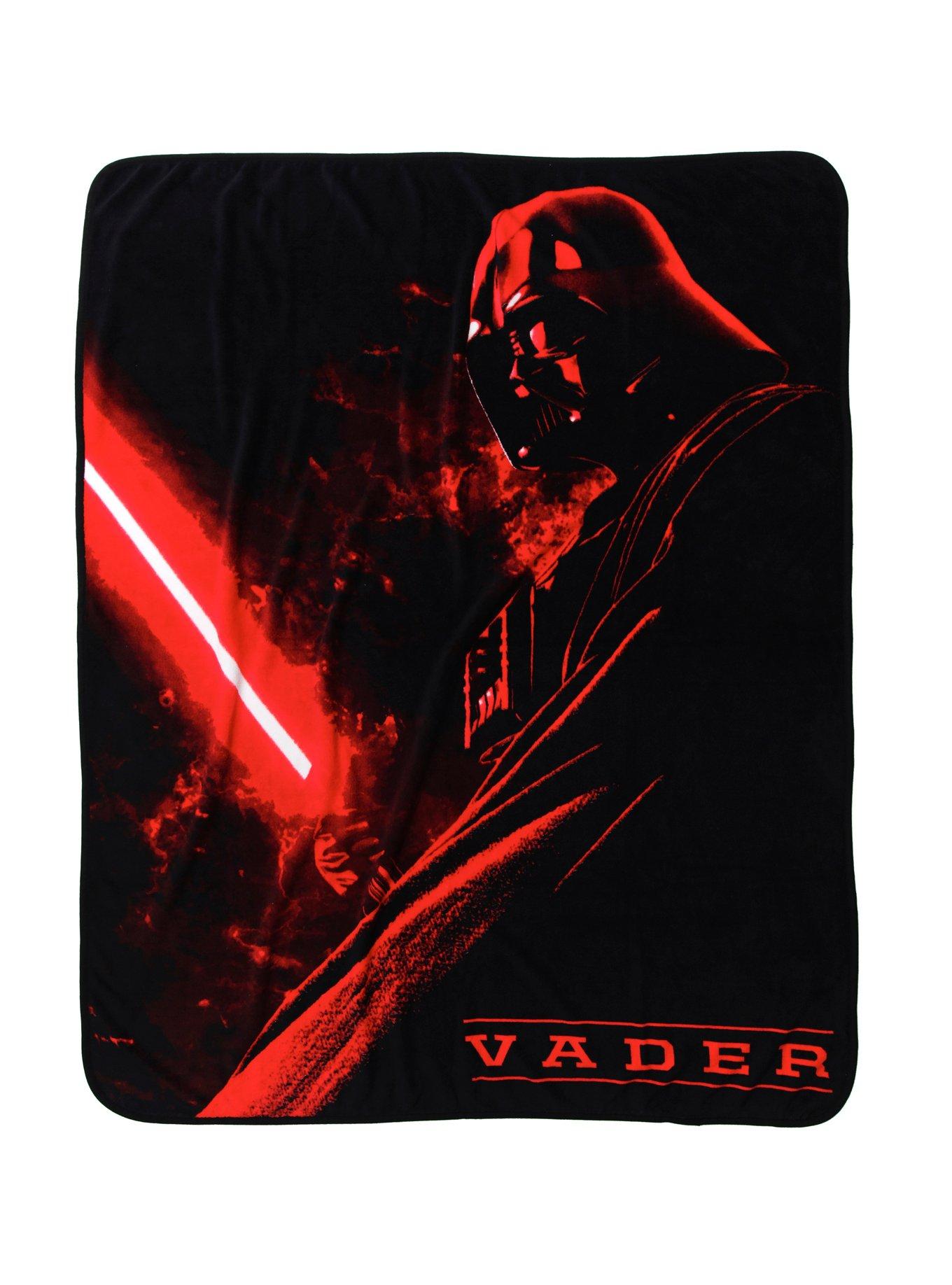 Star Wars Darth Vader Red Throw Blanket, , hi-res