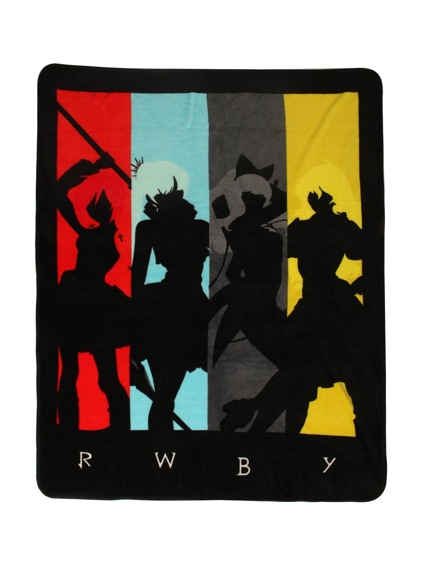 RWBY Team RWBY Silhouette Throw Blanket, , hi-res