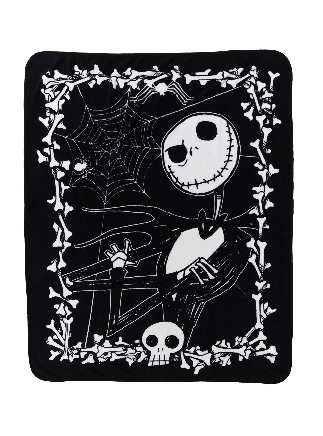 The Nightmare Before Christmas Jack Throw Blanket, , hi-res