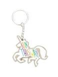 Pride Unicorn Born This Way Key Chain, , hi-res