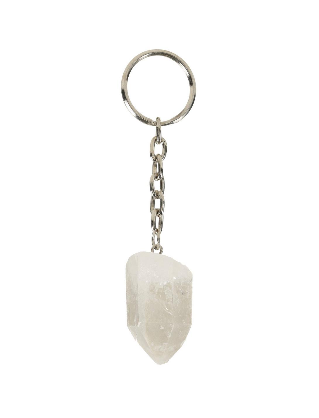 Crystal Agate Stone Key Chain, , hi-res