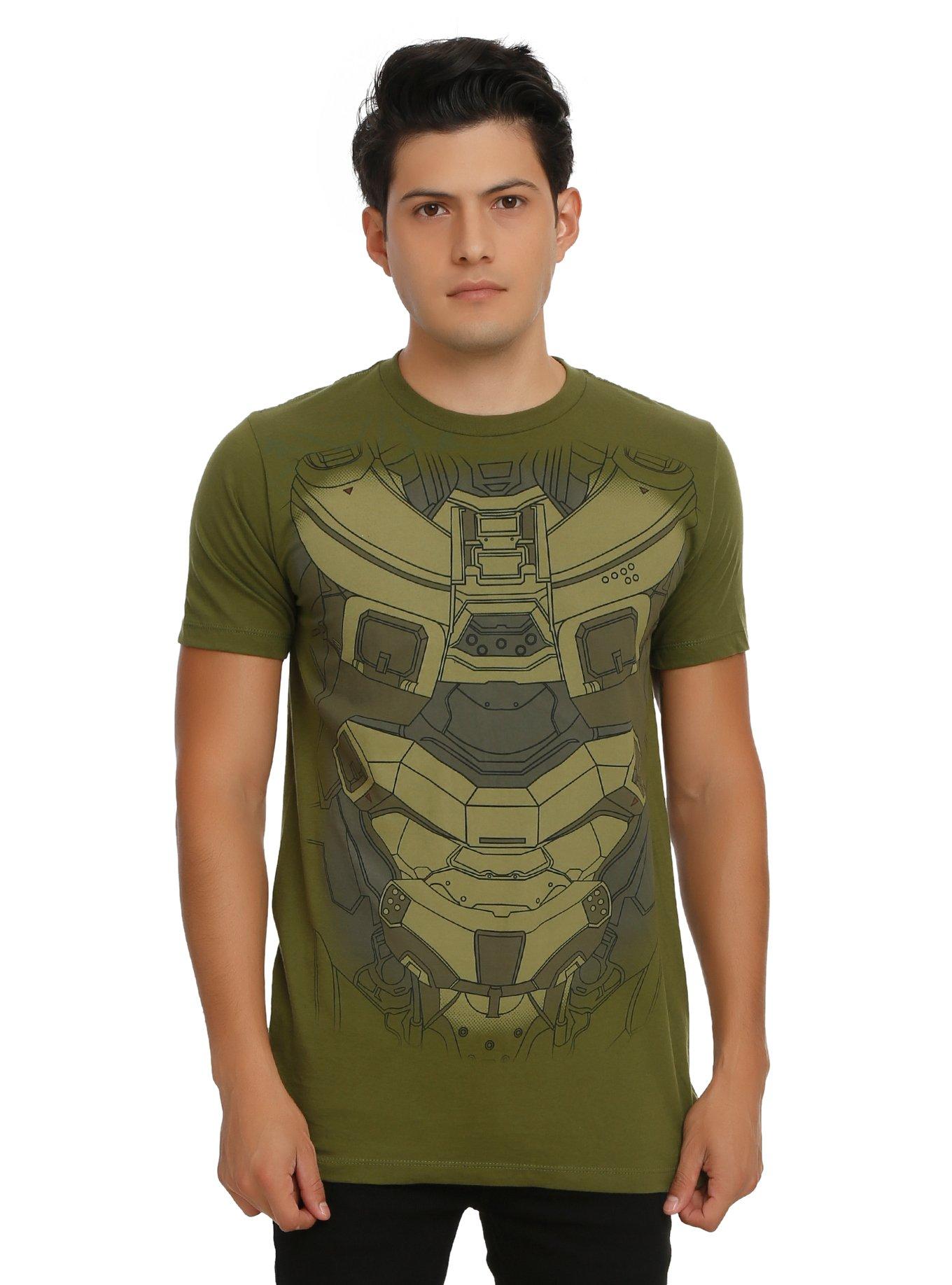 Halo Master Chief Cosplay T-Shirt, GREEN, hi-res