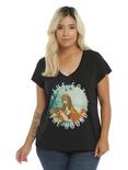 Disney The Fox And The Hound Tod & Copper Girls T-Shirt Plus Size, BLACK, hi-res