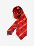 Harry Potter Gryffindor Pinstripe Red Silk Tie, , hi-res