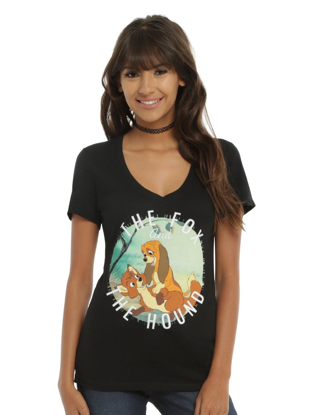 Disney The Fox And The Hound Girls T-Shirt, BLACK, hi-res
