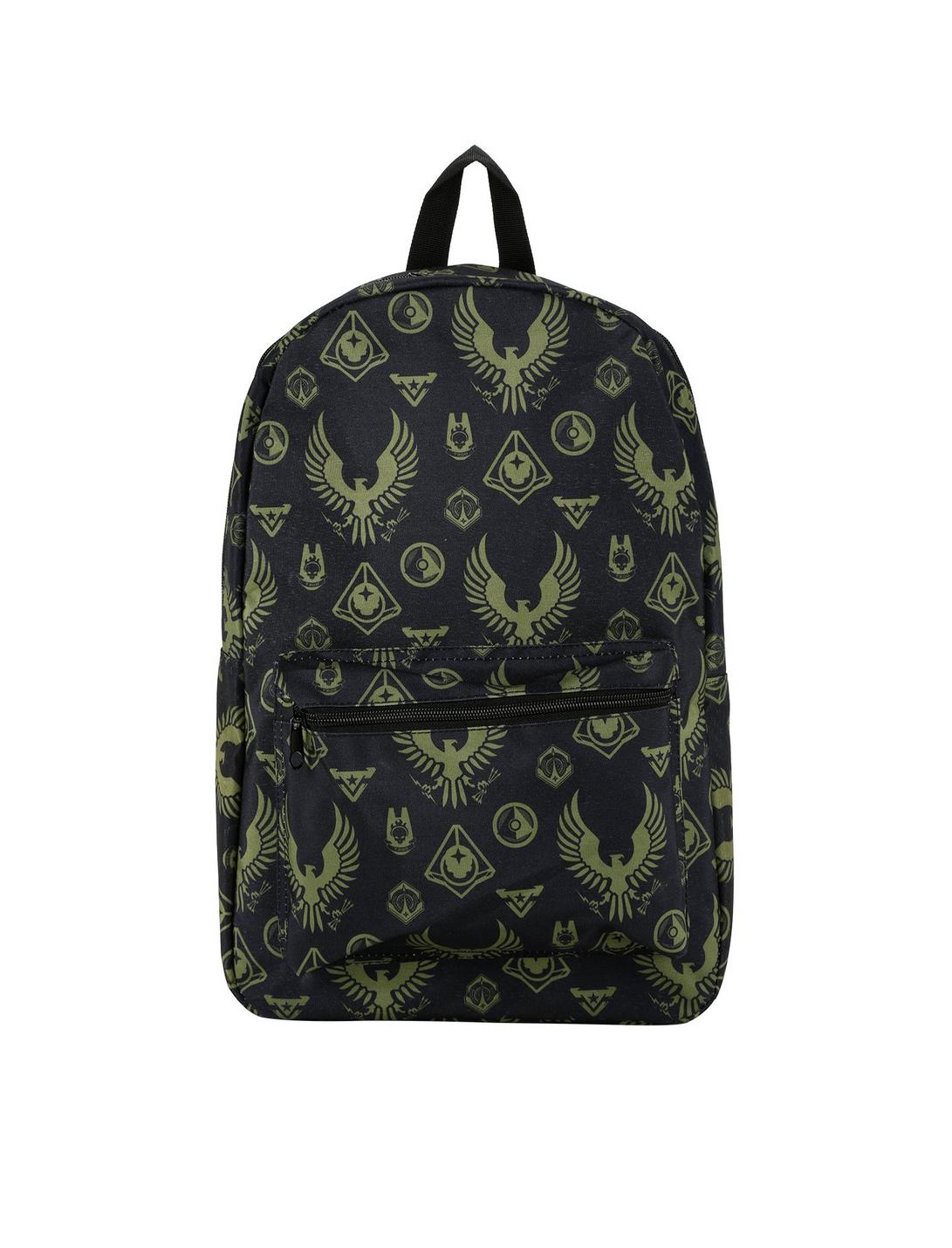 Halo Icons Print Backpack, , hi-res
