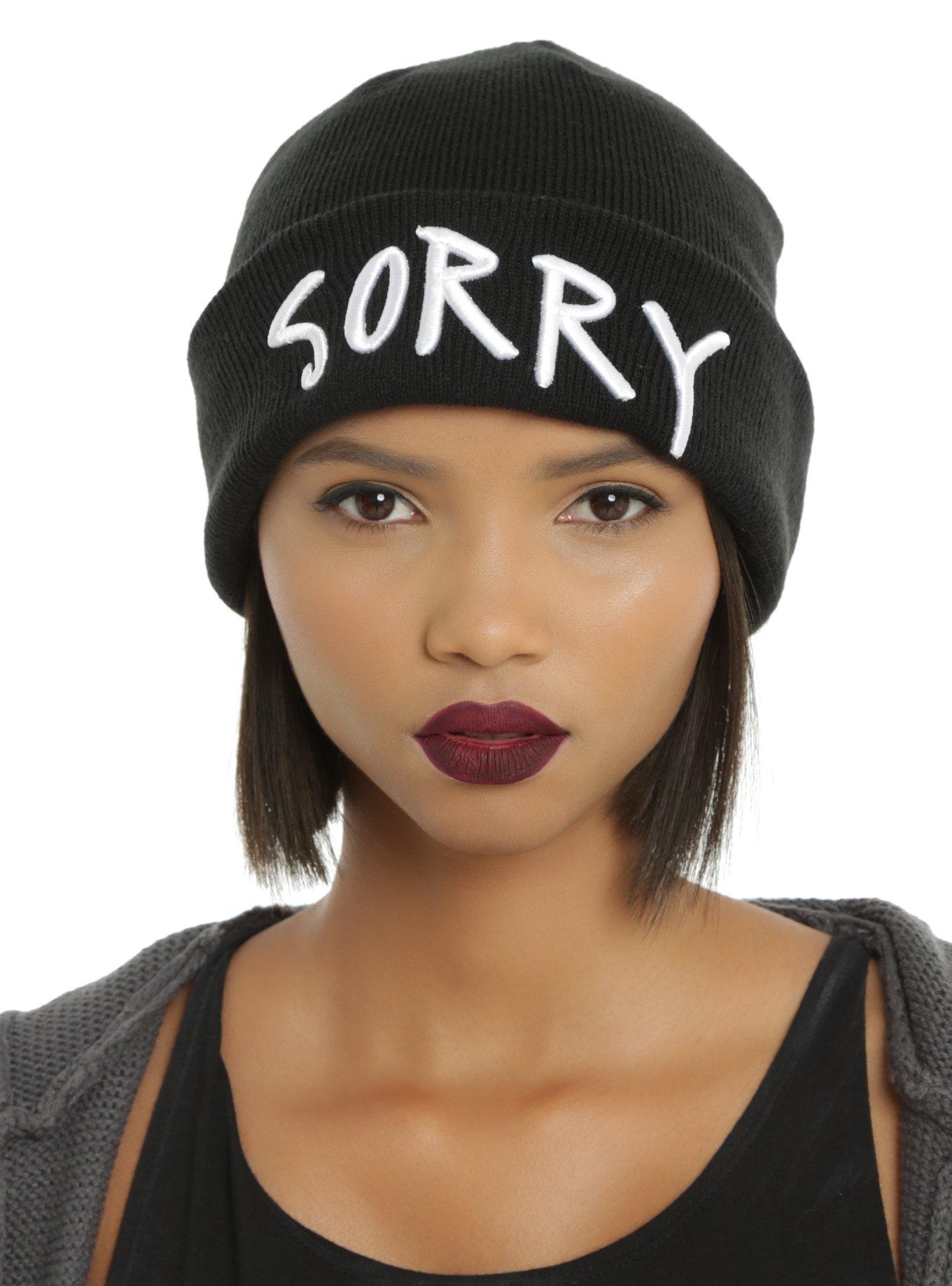 Justin Beiber Sorry Watchman Beanie, , hi-res