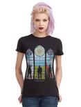 Supernatural Stained Glass Girls T-Shirt, BLACK, hi-res