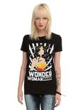 DC Comics Wonder Woman Sun Burst Girls T-Shirt, WHITE, hi-res
