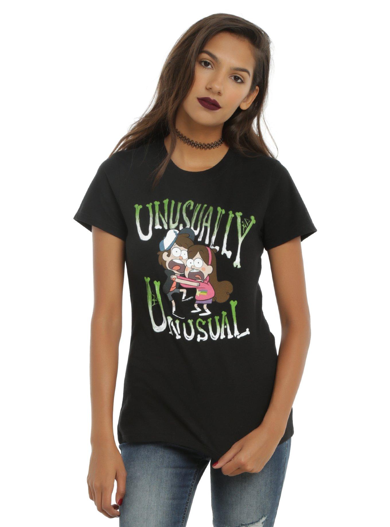 Disney Gravity Falls Unusually Unusual Girls T-Shirt, BLACK, hi-res