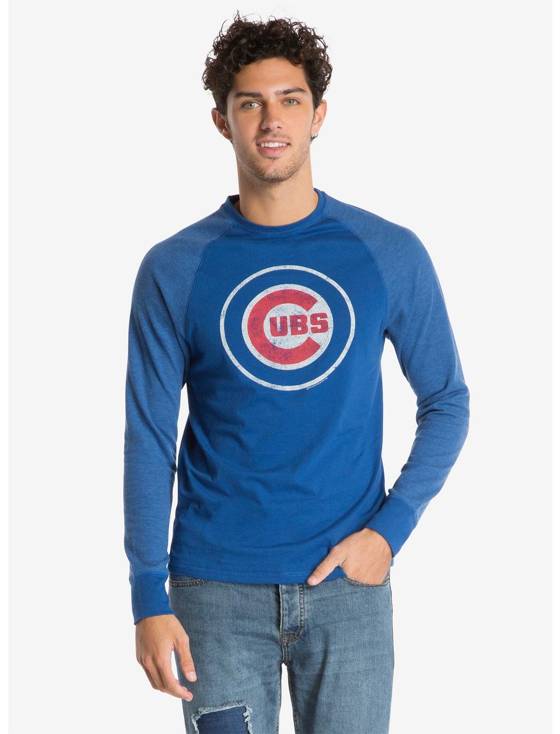 Red Jacket MLB Chicago Cubs Thermal Shirt, BLUE, hi-res
