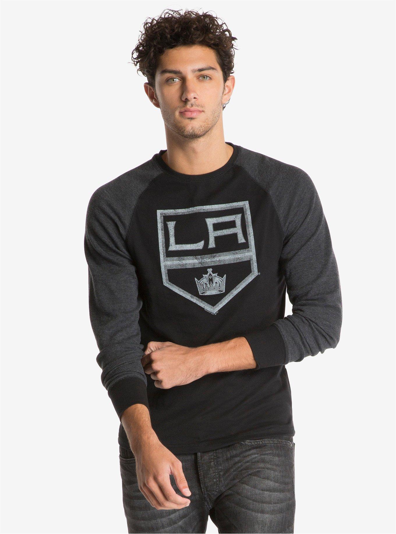 Red Jacket NHL Los Angeles Kings Thermal Shirt, BLACK, hi-res