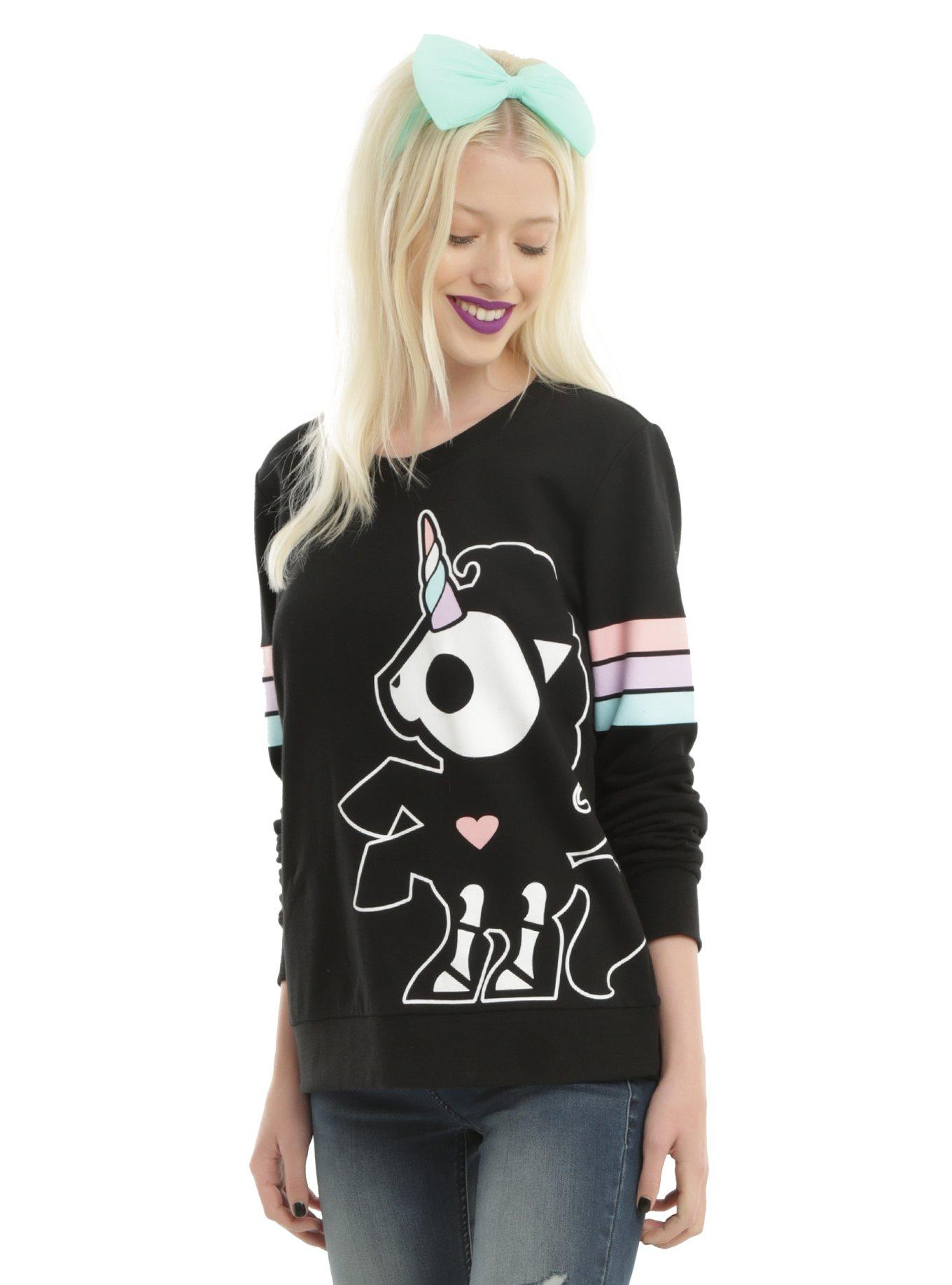 Skelanimals Bonita Unicorn Girls Pullover Top Hot Topic