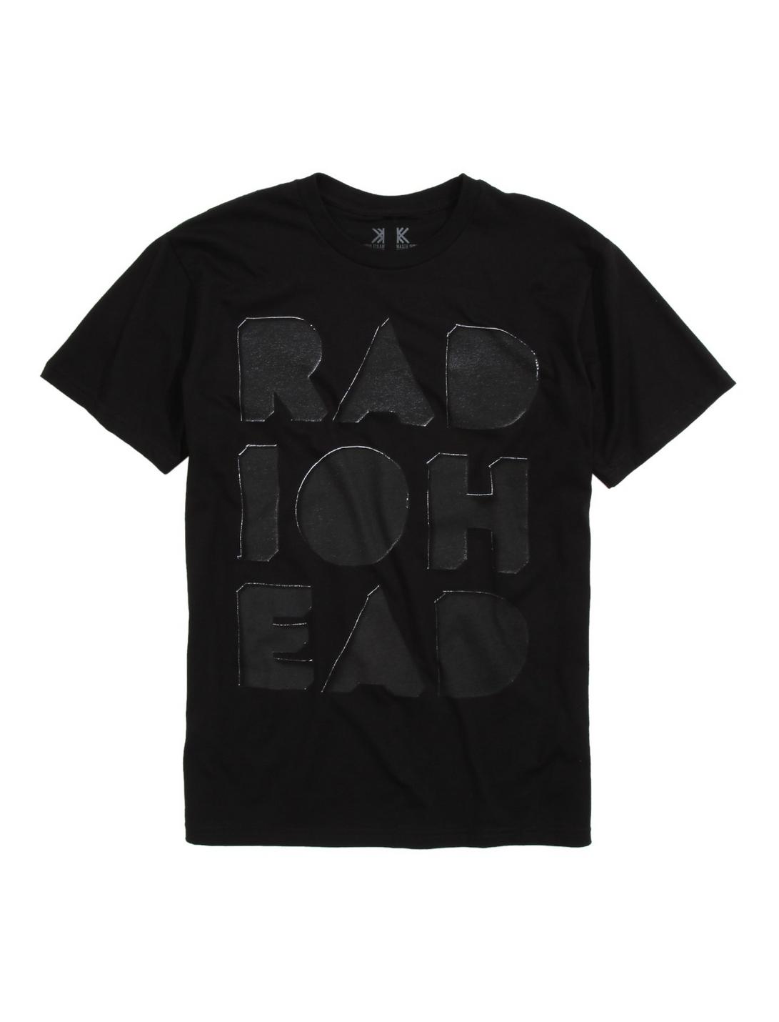 Radiohead Cut-Out Logo T-Shirt, BLACK, hi-res