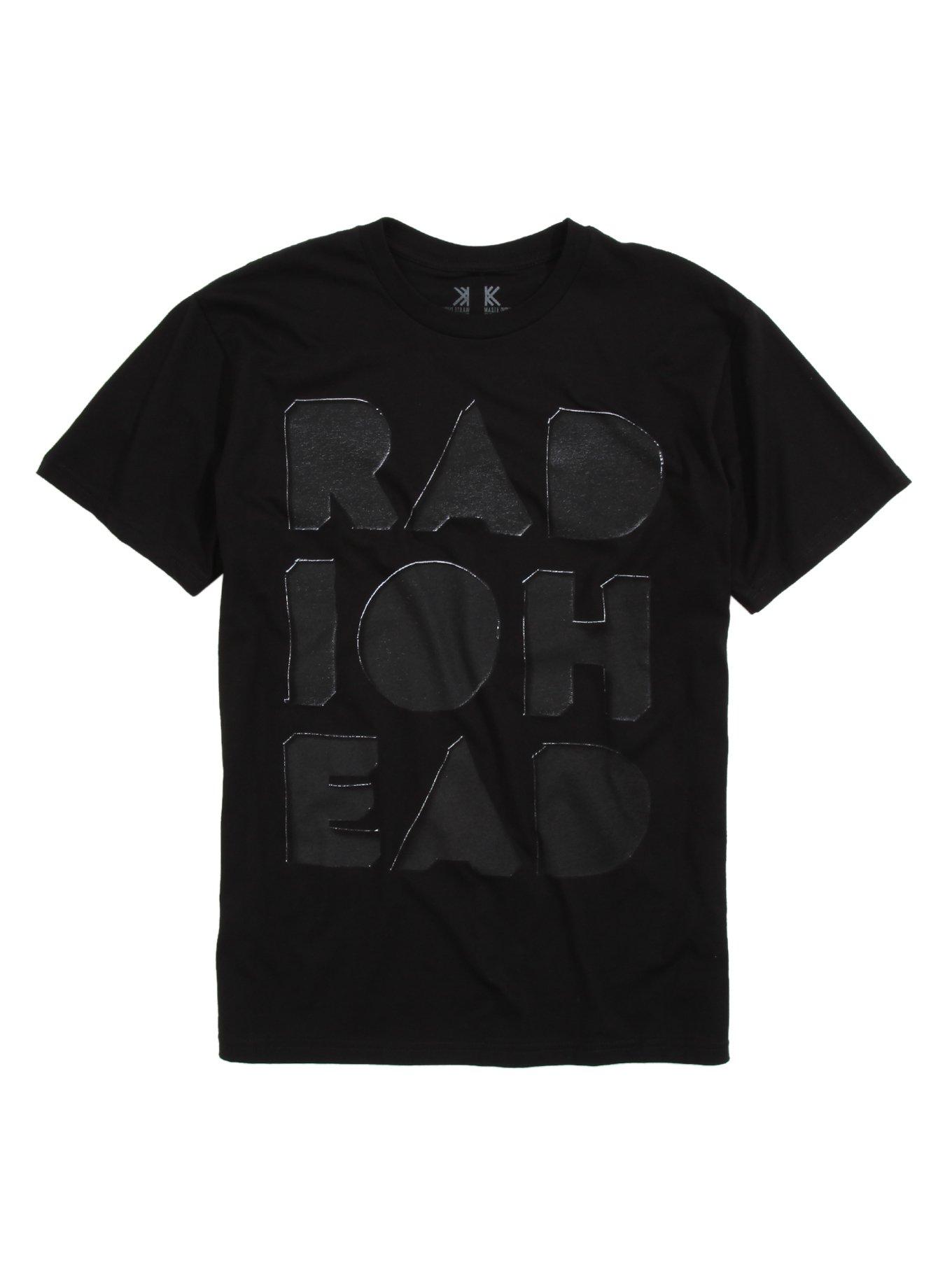 Radiohead Cut-Out Logo T-Shirt, BLACK, hi-res