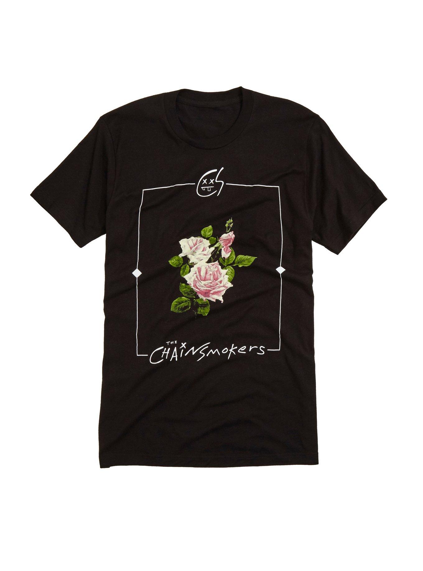 The Chainsmokers Framed Rose T-Shirt Hot Topic