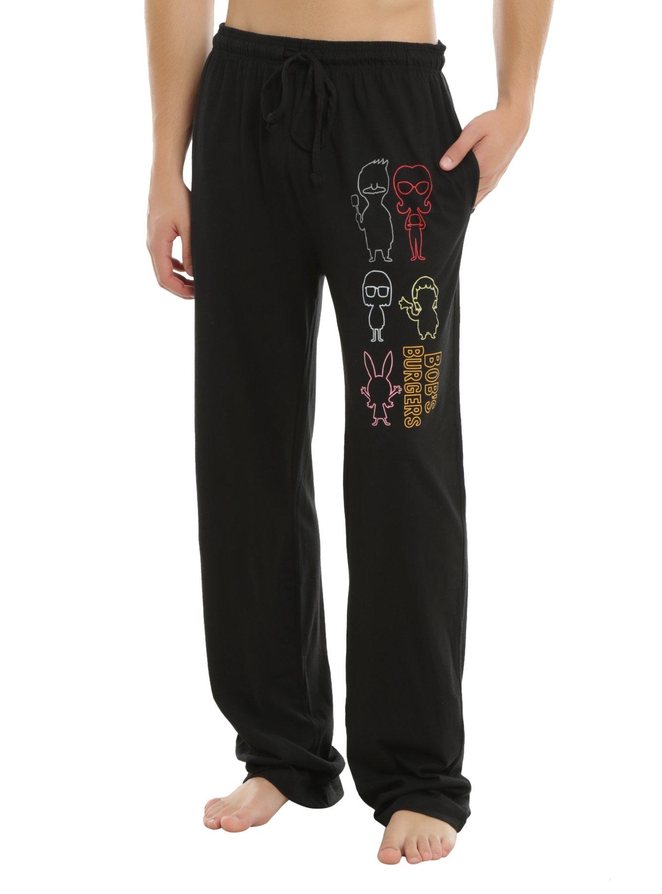 Bob's Burgers Character Outline Guys Pajama Pants | Hot Topic