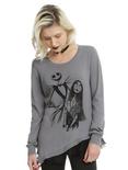 The Nightmare Before Christmas Girls Skirted Sweater, GREY, hi-res