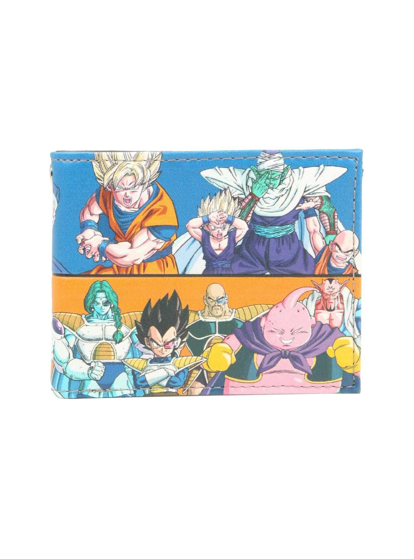 Dragon Ball Super Goku Vegeta Saiyan Wallet Bi-Fold ID & Card