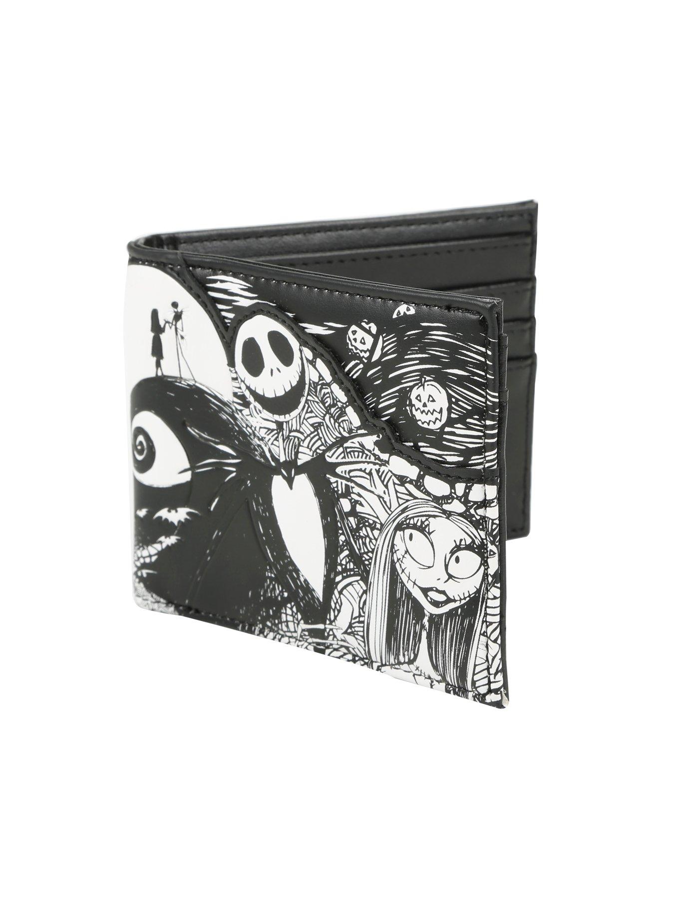 The Nightmare Before Christmas Jack & Sally Bi-Fold Wallet