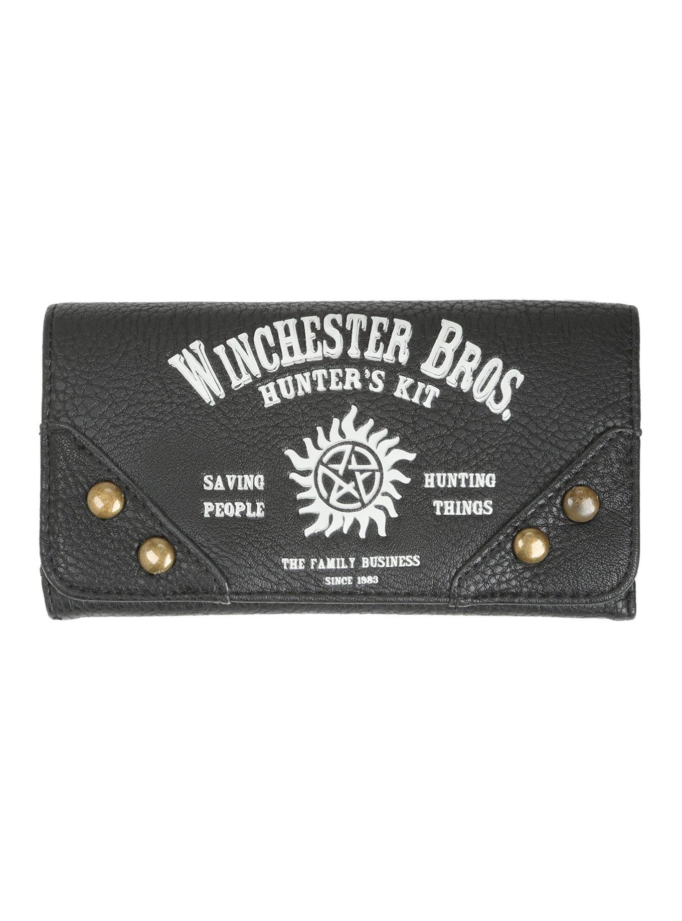 Supernatural Winchester Brothers Hunter's Kit Flap Wallet, , hi-res