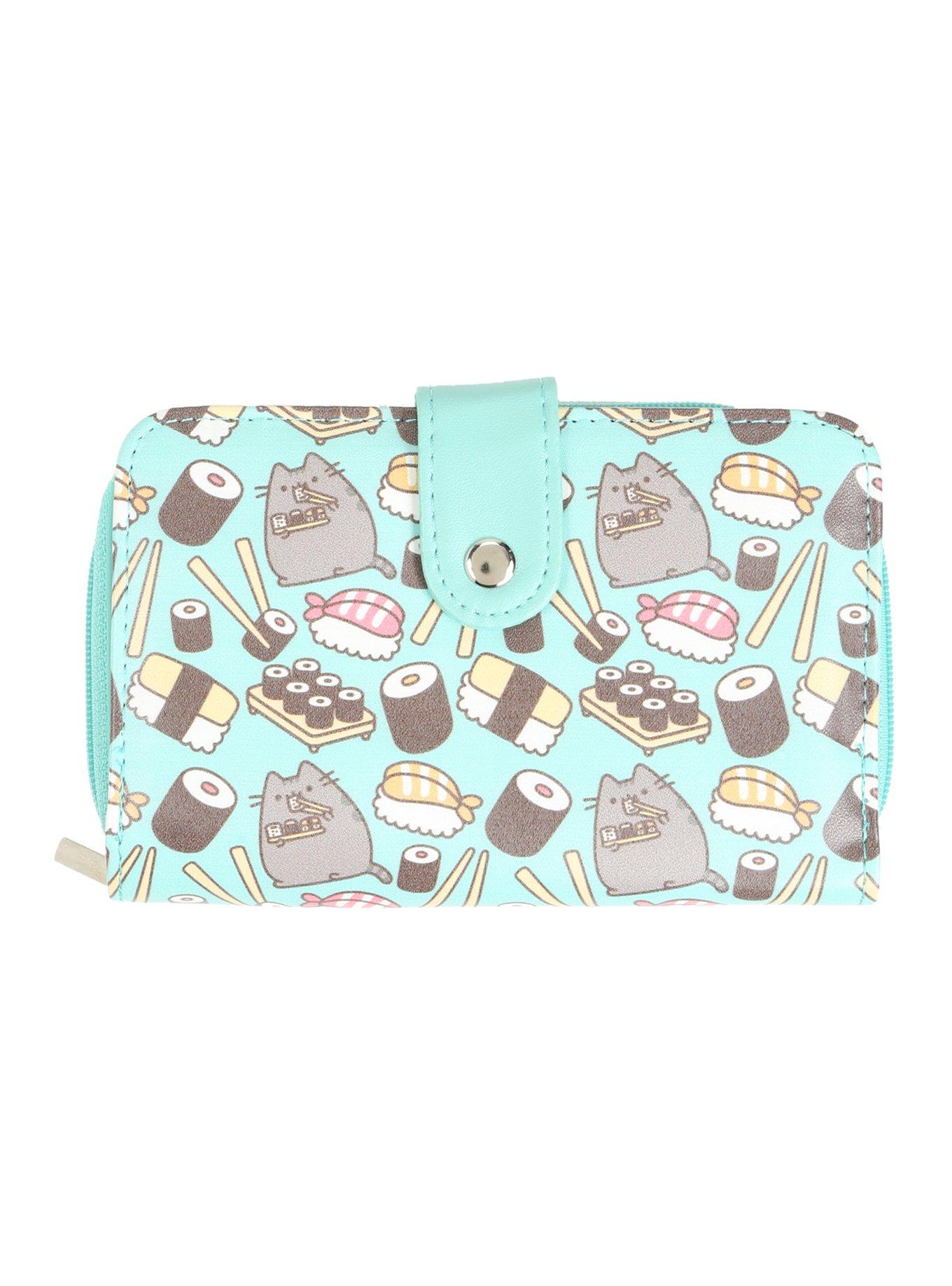 Pusheen Mint Sushi Snap Flap Wallet, , hi-res