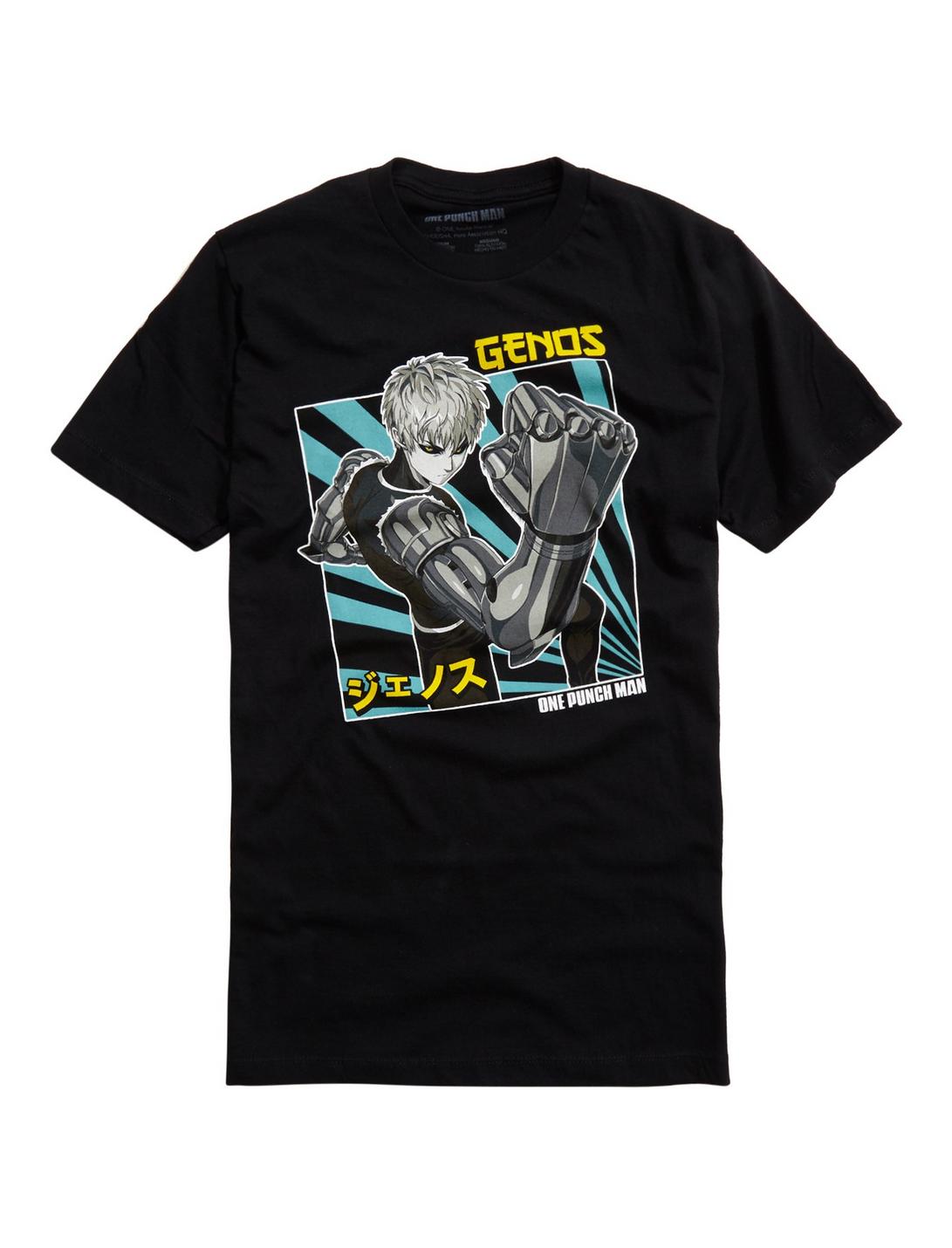 One Punch Man Genos T-Shirt, BLACK, hi-res