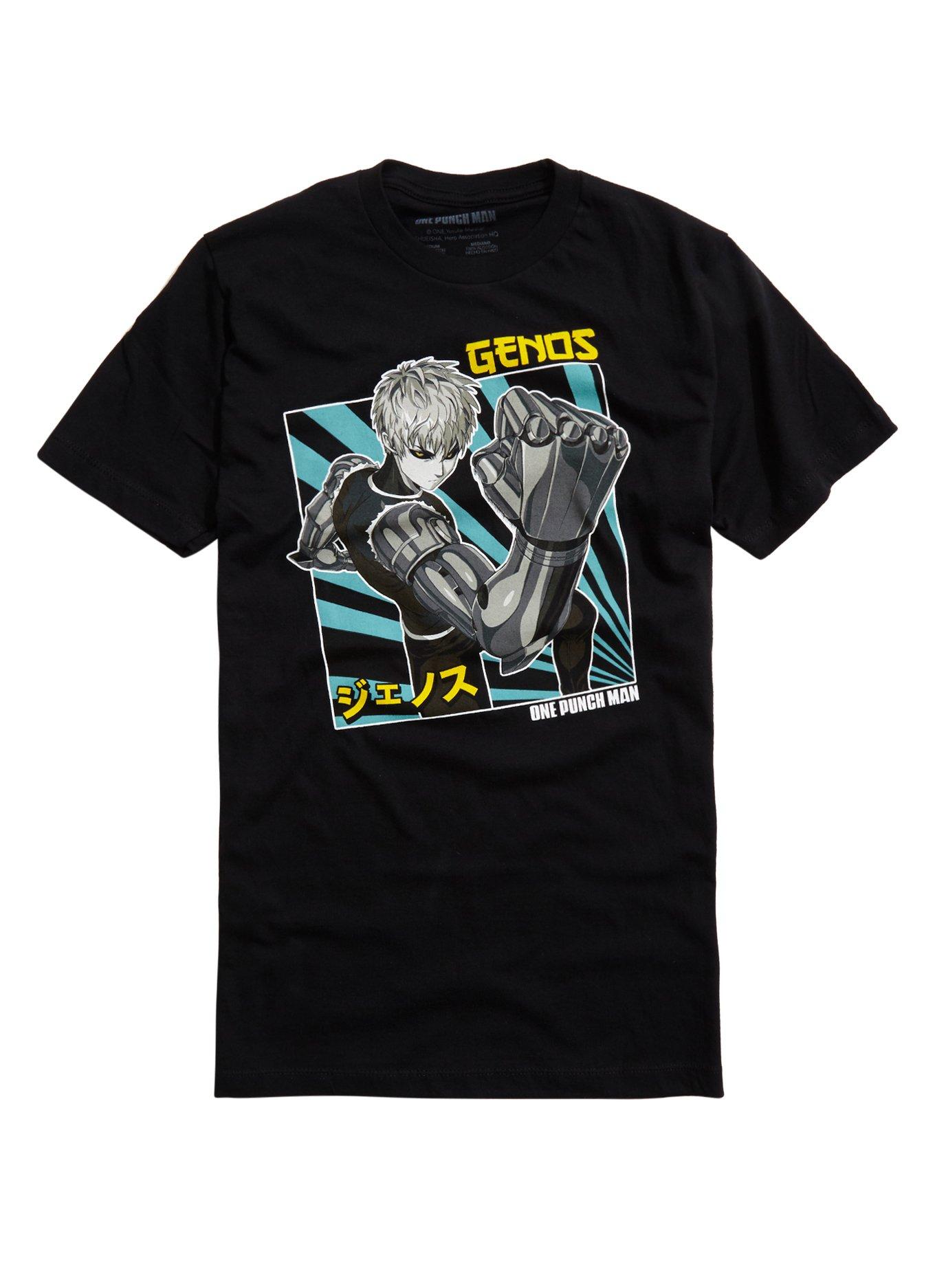 One Punch Man Genos T-Shirt, BLACK, hi-res