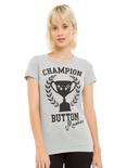 Champion Button Masher Girls T-Shirt, GREY, hi-res
