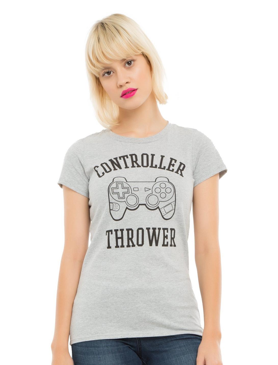 Controller Thrower Girls T-Shirt, GREY, hi-res