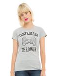Controller Thrower Girls T-Shirt, GREY, hi-res