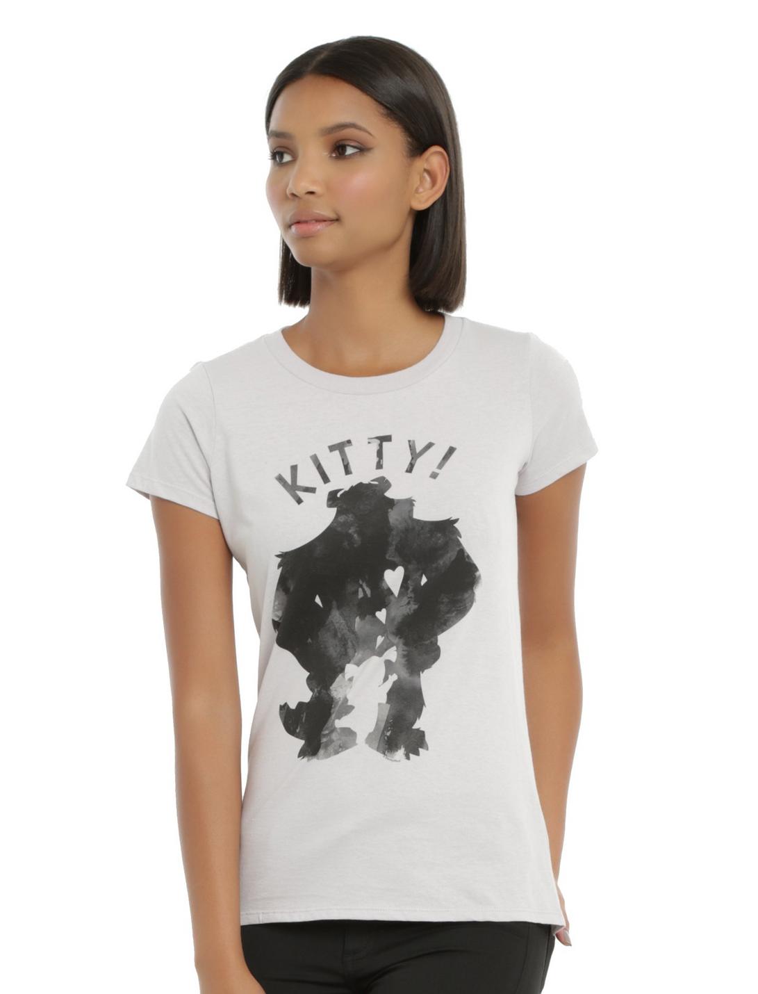 Disney Monsters, Inc. Kitty! Girls T-Shirt, SILVER, hi-res