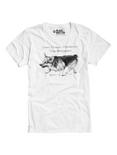 Corgi Scientific Name T-Shirt, WHITE, hi-res