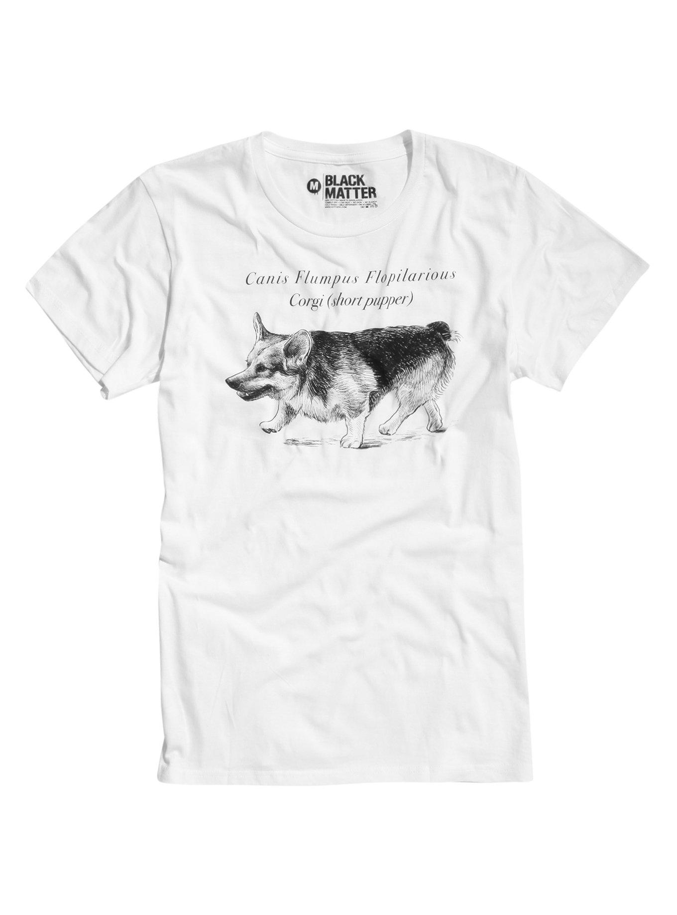 Corgi Scientific Name T-Shirt, WHITE, hi-res