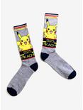 Pokémon Pikachu Grey Tube Socks, , hi-res