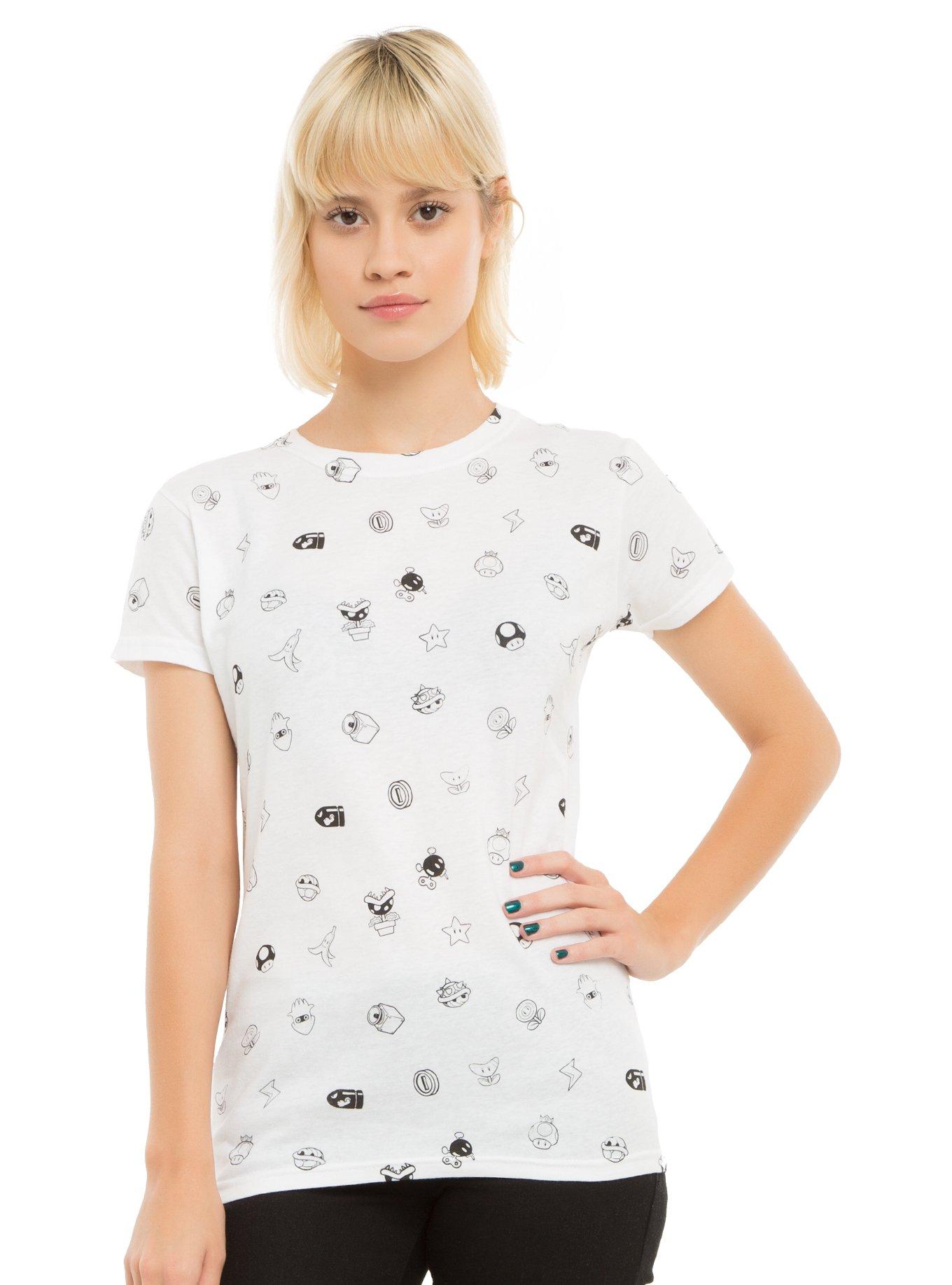 Mario Kart Icons Girls T-Shirt | Hot Topic