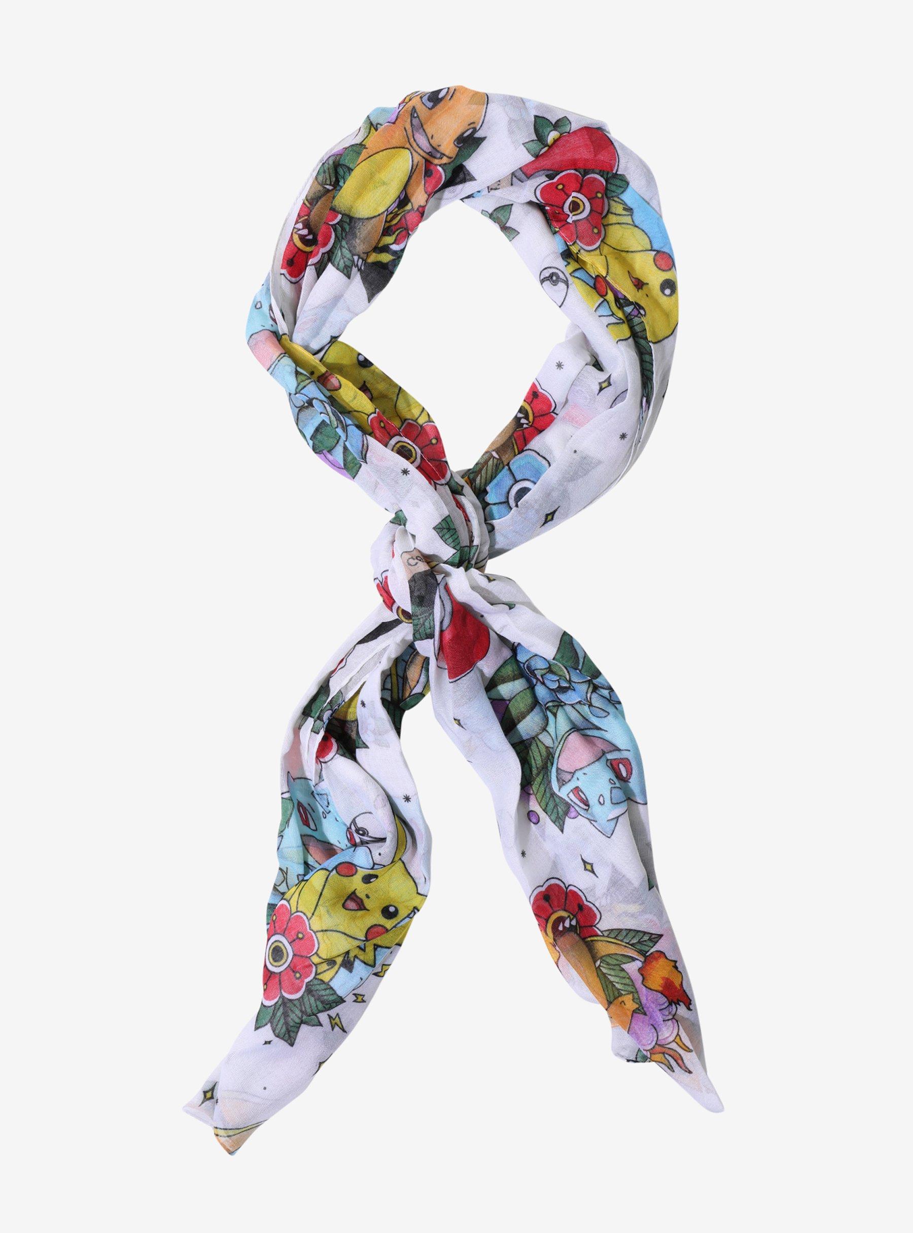 Pokemon Tattoo Starters Scarf | Hot Topic