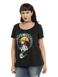 The Nightmare Before Christmas Sally Nouveau Girls T-Shirt Plus Size, BLACK, hi-res