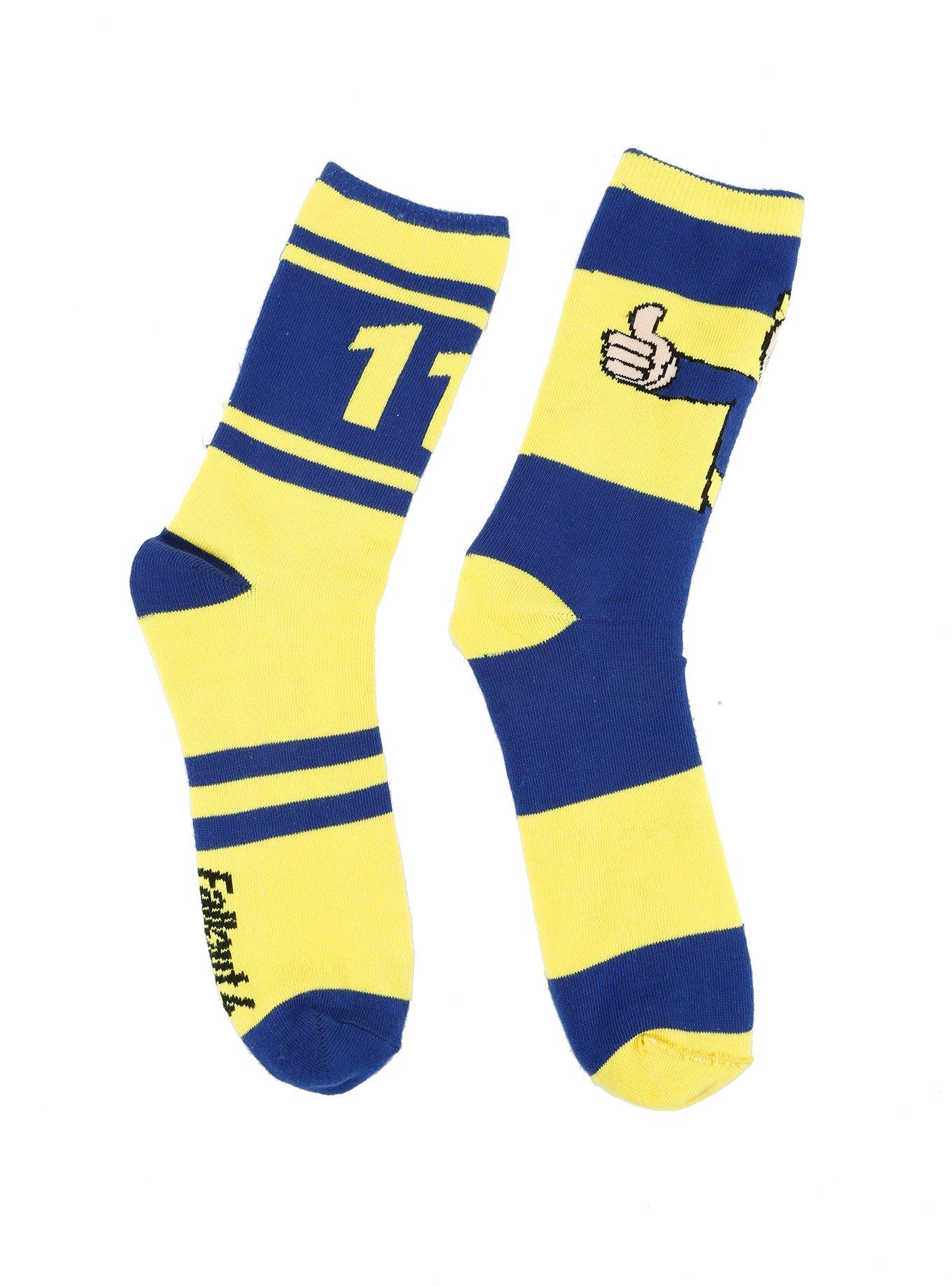 Fallout 4 Vault Boy Reversible Crew Socks, , hi-res