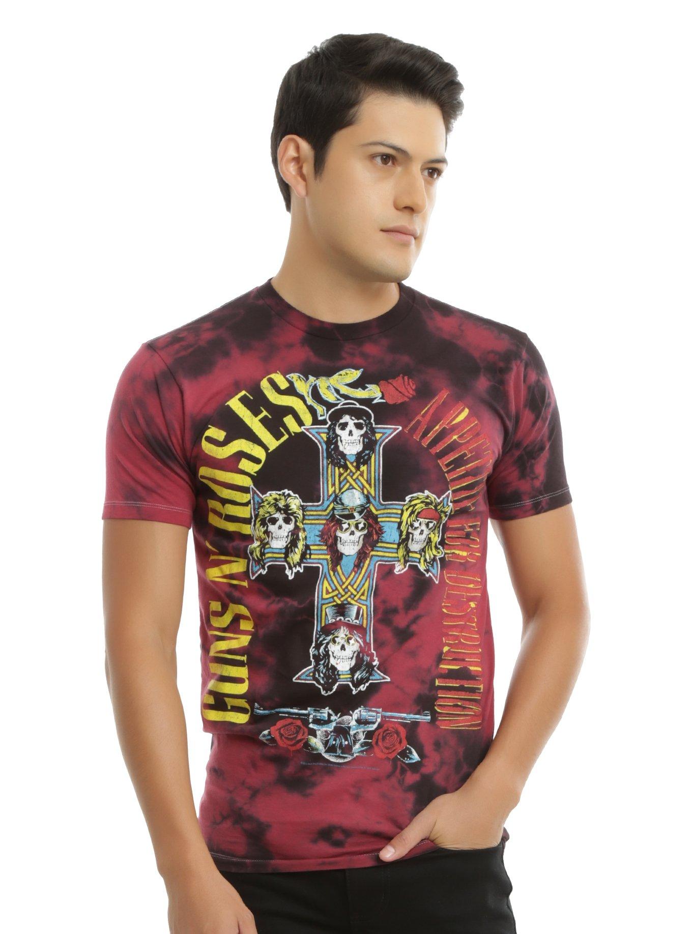 Guns N' Roses Appetite For Destruction Tie Dye T-Shirt, TIE DYE, hi-res