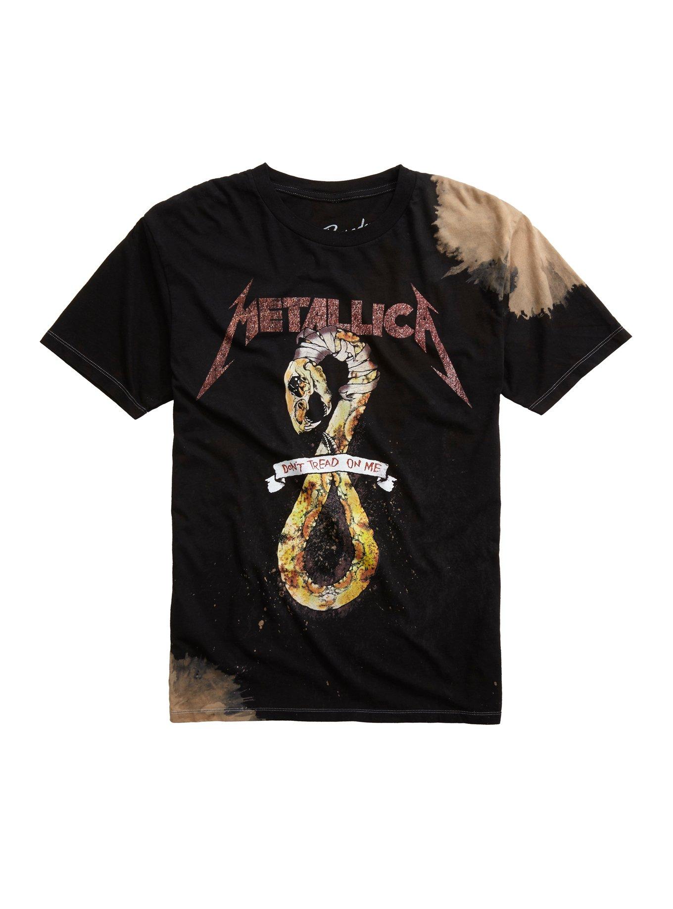 Metallica best sale shirts bleached