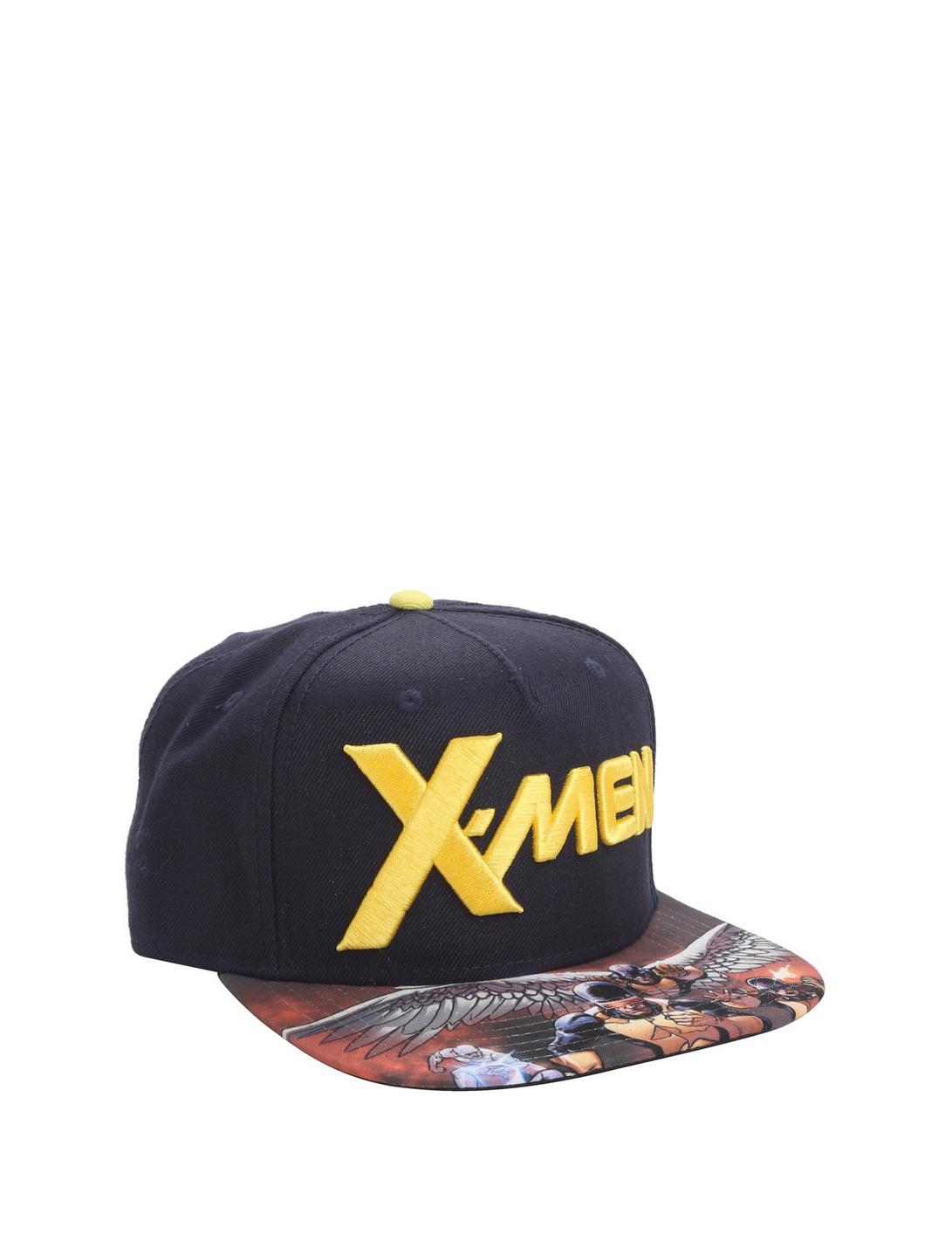 Marvel X-Men Logo Sublimation Bill Snapback Hat, , hi-res